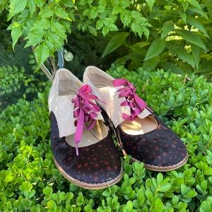 Anthropologie Pilcro and the Letterpress Leather Cut Out Brogues